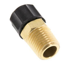 8x6 & 1/4''NPT Messing Rechte Opsteekkoppeling Buitendraad [2 Stuks]