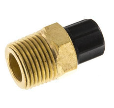 6x4 & 3/8''NPT Messing Rechte Opsteekkoppeling Buitendraad