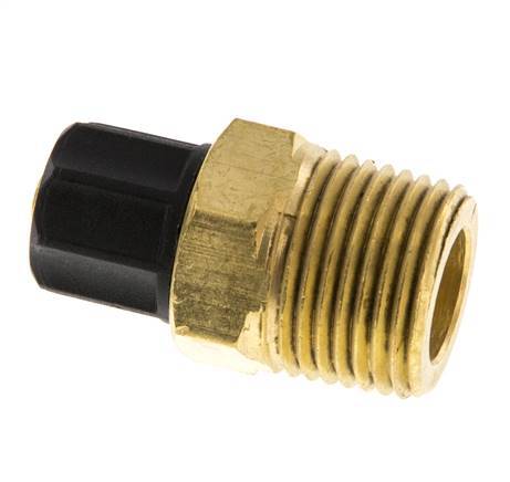 6x4 & 3/8''NPT Messing Rechte Opsteekkoppeling Buitendraad