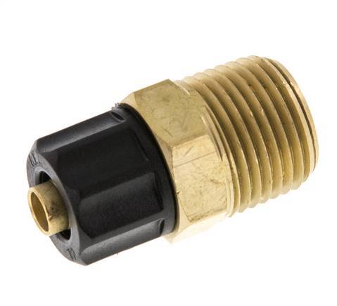 8x6 & 3/8''NPT Messing Rechte Opsteekkoppeling Buitendraad