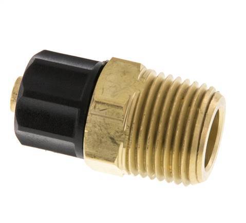 8x6 & 3/8''NPT Messing Rechte Opsteekkoppeling Buitendraad