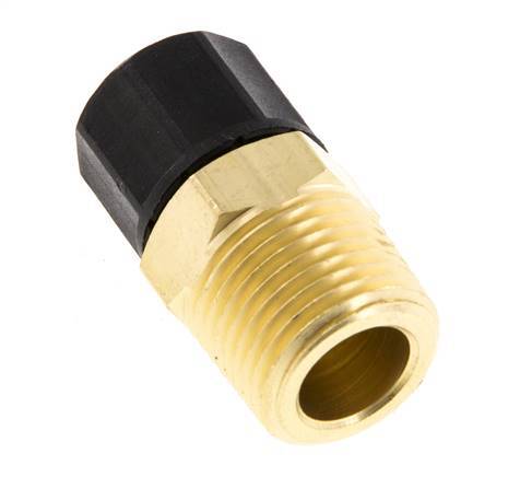 10x8 & 3/8''NPT Messing Rechte Opsteekkoppeling Buitendraad