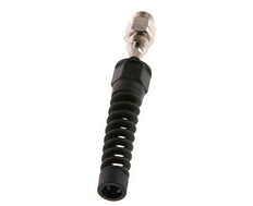 12x8 & G3/8'' Vernikkeld Messing Rechte Opsteekkoppeling Buitendraad Buigbescherming