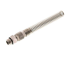 10x6.5 & G1/4'' Vernikkeld Messing Rechte Opsteekkoppeling Buitendraad Buigbescherming [2 Stuks]