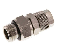 8x6 & G1/4'' Vernikkeld Messing Rechte Opsteekkoppeling Buitendraad [2 Stuks]