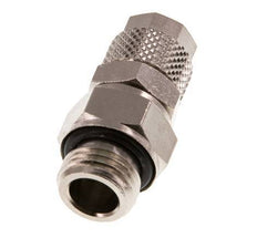 8x6 & G1/4'' Vernikkeld Messing Rechte Opsteekkoppeling Buitendraad [2 Stuks]