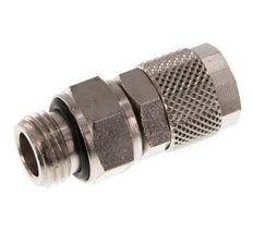 10x8 & G1/4'' Vernikkeld Messing Rechte Opsteekkoppeling Buitendraad [2 Stuks]