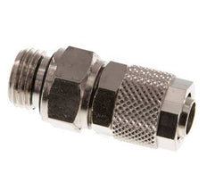 10x8 & G1/4'' Vernikkeld Messing Rechte Opsteekkoppeling Buitendraad [2 Stuks]