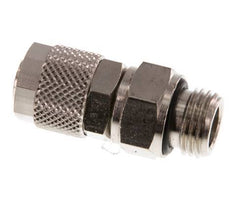 10x8 & G1/4'' Vernikkeld Messing Rechte Opsteekkoppeling Buitendraad [2 Stuks]
