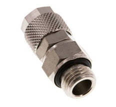 10x8 & G1/4'' Vernikkeld Messing Rechte Opsteekkoppeling Buitendraad [2 Stuks]