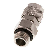 10x8 & G1/4'' Vernikkeld Messing Rechte Opsteekkoppeling Buitendraad [2 Stuks]
