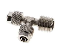 6x4 & R1/4'' Vernikkeld Messing T-Opsteekkoppeling Buitendraad [2 Stuks]