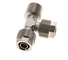 8x6 & R1/4'' Vernikkeld Messing T-Opsteekkoppeling Buitendraad [2 Stuks]