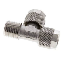 10x8 & R1/4'' Vernikkeld Messing T-Opsteekkoppeling Buitendraad [2 Stuks]
