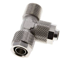 10x8 & R1/4'' Vernikkeld Messing T-Opsteekkoppeling Buitendraad [2 Stuks]