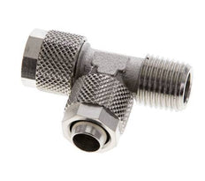 10x8 & R1/4'' Vernikkeld Messing T-Opsteekkoppeling Buitendraad [2 Stuks]