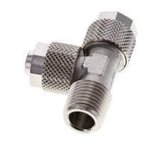 10x8 & R1/4'' Vernikkeld Messing T-Opsteekkoppeling Buitendraad [2 Stuks]