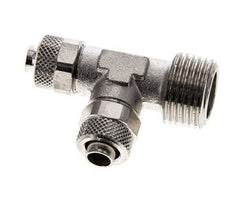 10x8 & R1/2'' Vernikkeld Messing T-Opsteekkoppeling Buitendraad
