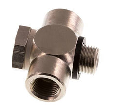 G1/8" Vernikkeld Messing Tee Banjo Fitting met Binnen- en Buitendraad met O-ring [10 stuks].
