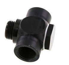 G1/2" Aluminium Tee Banjo Fitting met Binnen- en Buitendraad met O-ring [5 stuks].