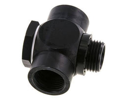 G1/2" Aluminium Tee Banjo Fitting met Binnen- en Buitendraad met O-ring [5 stuks].