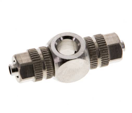 4.3x3 & M5 Vernikkeld Messing T-Banjobout Opsteekkoppeling [2 Stuks]