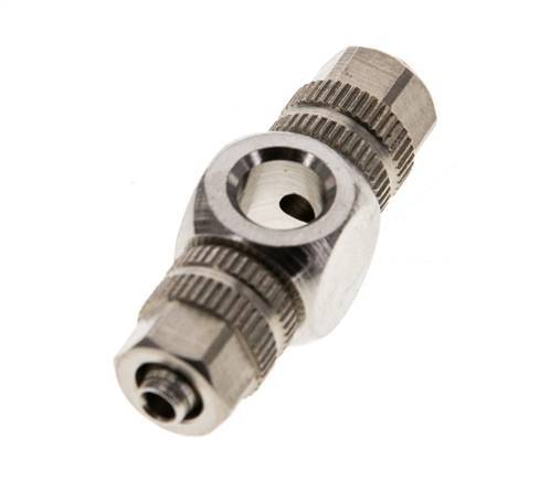 4.3x3 & M5 Vernikkeld Messing T-Banjobout Opsteekkoppeling [2 Stuks]