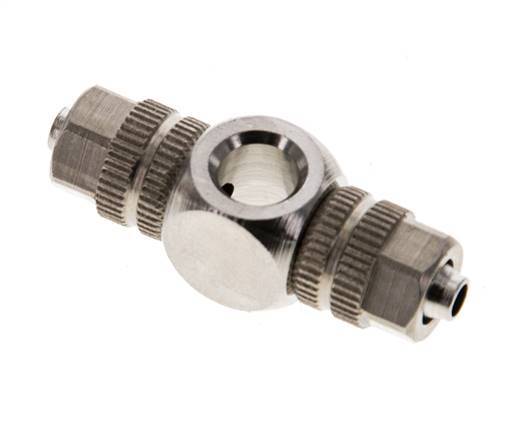4.3x3 & M5 Vernikkeld Messing T-Banjobout Opsteekkoppeling [2 Stuks]