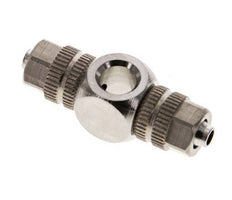 4.3x3 & M5 Vernikkeld Messing T-Banjobout Opsteekkoppeling [2 Stuks]