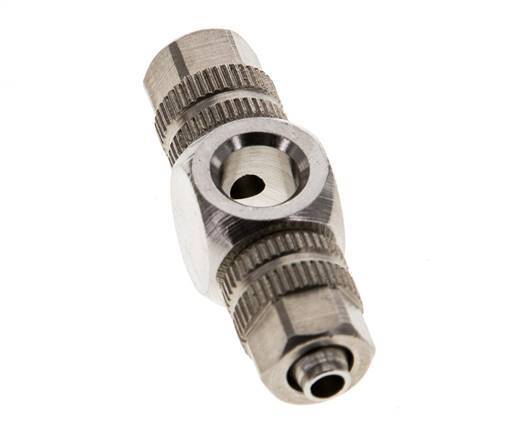 4.3x3 & M5 Vernikkeld Messing T-Banjobout Opsteekkoppeling [2 Stuks]
