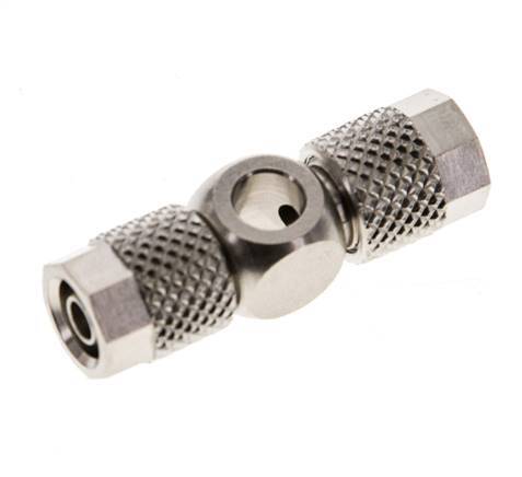 6x4 & M5 Vernikkeld Messing T-Banjobout Opsteekkoppeling [2 Stuks]
