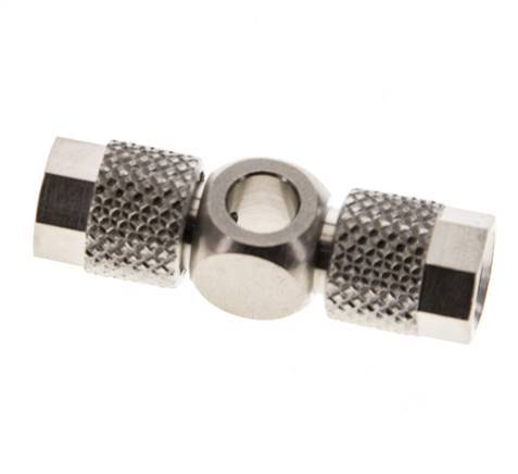 6x4 & M5 Vernikkeld Messing T-Banjobout Opsteekkoppeling [2 Stuks]