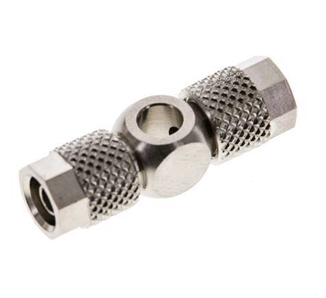 6x4 & M5 Vernikkeld Messing T-Banjobout Opsteekkoppeling [2 Stuks]