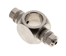 4.3x3 & G1/8" Vernikkeld Messing Banjo T-Opsteekkoppeling