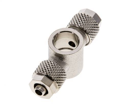 6x4 & G1/8'' Vernikkeld Messing T-Banjobout Opsteekkoppeling [2 Stuks]
