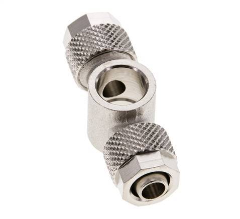 8x6 & G1/8'' Vernikkeld Messing T-Banjobout Opsteekkoppeling [2 Stuks]