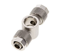 8x6 & G1/8'' Vernikkeld Messing T-Banjobout Opsteekkoppeling [2 Stuks]