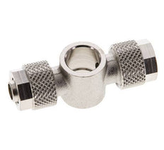 8x6 & G1/8'' Vernikkeld Messing T-Banjobout Opsteekkoppeling [2 Stuks]
