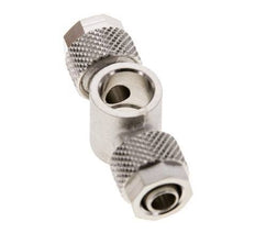 8x6 & G1/8'' Vernikkeld Messing T-Banjobout Opsteekkoppeling [2 Stuks]