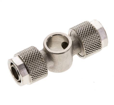 10x8 & G1/8'' Vernikkeld Messing Banjo T-Opsteekkoppeling