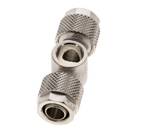 10x8 & G1/8'' Vernikkeld Messing Banjo T-Opsteekkoppeling