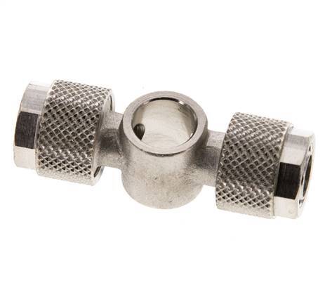 10x8 & G1/8'' Vernikkeld Messing Banjo T-Opsteekkoppeling