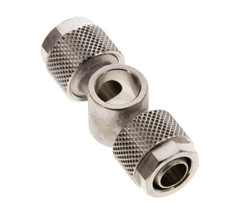 10x8 & G1/8'' Vernikkeld Messing Banjo T-Opsteekkoppeling