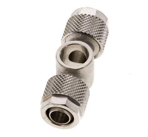 10x8 & G1/8'' Vernikkeld Messing Banjo T-Opsteekkoppeling
