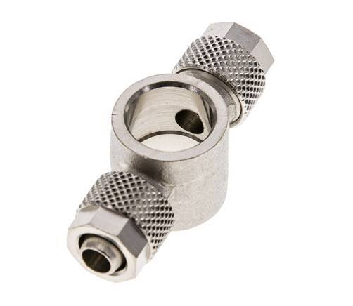 8x6 & G1/4'' Vernikkeld Messing T-Banjobout Opsteekkoppeling [2 Stuks]