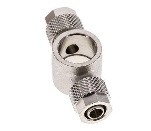 8x6 & G1/4'' Vernikkeld Messing T-Banjobout Opsteekkoppeling [2 Stuks]