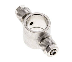 6x4 & G3/8'' Vernikkeld Messing Banjo T-Opsteekkoppeling