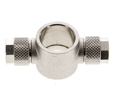 8x6 & G3/8'' Vernikkeld Messing Banjo T-Opsteekkoppeling