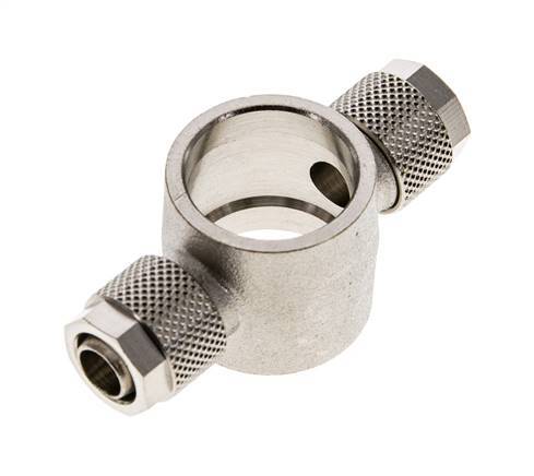 10x8 & G1/2'' Vernikkeld Messing Banjo T-Opsteekkoppeling