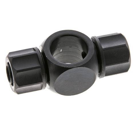 11.6x9 & G3/8'' Aluminium Banjo T-Opsteekoppeling
